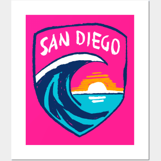 San Diego Waveeee FC 02 Posters and Art